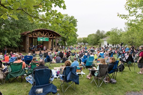 Town Green with ampitheater
