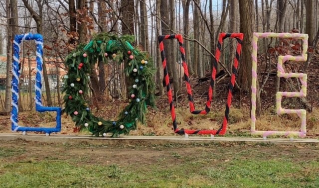 Love Sign on Christmas
