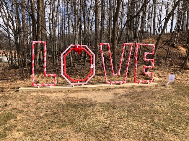 Love Sign on Valentines Day